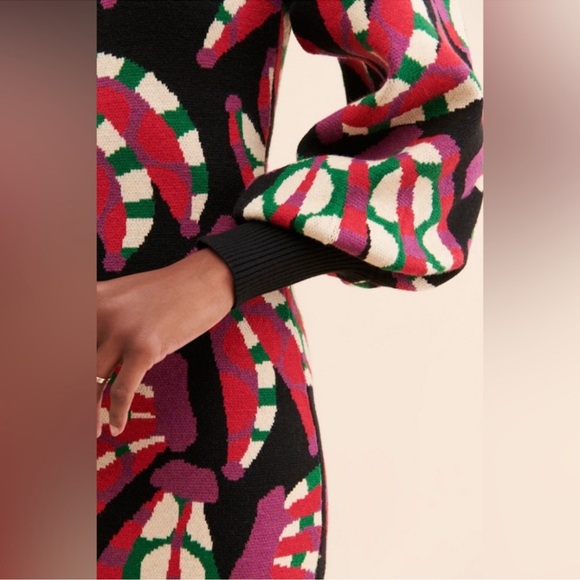 Farm Rio Banana Sweater Dress - Picture 3 of 7